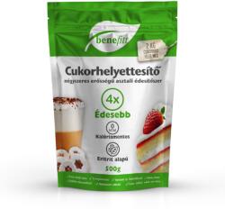 Benefitt Cukorhelyettesítő (Eritrit, Stevia, Szukralóz) 4x erősségű - 500g ( Kiszerelés: 500g )