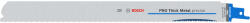 Bosch 5 részes szablyafűrészlap készlet, PRO Thick Metal Precise S1237HBF 1.1 x 25 x 300 mm (2608659000)