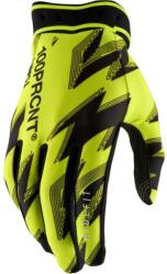  Mănuși motocross 100% Ridefit galben-negru fluo (AIM172-0330)