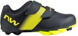 NorthWave Hammer Junior MTB SPD kerékpáros cipő, fekete-neonsárga, 34-es