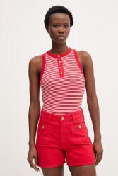Tommy Hilfiger top femei, din bumbac PPY2-TSD12U_33X (WW0WW49251)