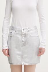 Karl Lagerfeld Jeans fustă din bumbac PPY2-SDD0JL_SLV (B2W12024)