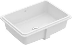Villeroy & Boch Tube mosdótál 49x35 cm négyszögletes alulról beépíthető fehér fényes 41525001 (41525001)