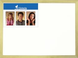 Victoria VICTORIA Fehértábla, mágneses, 40x60 cm, fa keret, VICTORIA