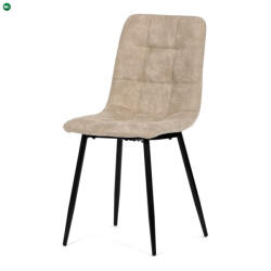  Étkezőszék, bézs, vintage szövet, CT-281 CRM3