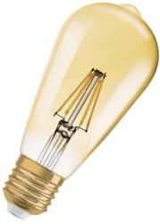 OSRAM Vintage dimmelhető LED fényforrás (izzó) Edison körte forma, E27 foglalat, 6.5W, 725lm, 2400K meleg fehér ( 4099854081514 ) (4099854081514)