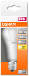 OSRAM Star LED fényforrás (izzó) körte forma matt búra, E27 foglalat, 14W, 1521lm, 2700K meleg fehér ( 4058075127029 ) (4058075127029)