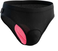 inSPORTline Női alsónemű gélbetéttel inSPORTline Nashka, hatékony ütéscsillapítás, gyors száradó anyag, légátesztő hálós anyag Szín: fekete, Méret: XL
