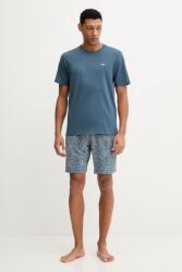 Emporio Armani Underwear pamut pizsama - sötétkék L