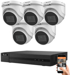 Hikvision HiLook 5 megapixeles 5 dome kamerás rendszer 30 méteres látótávolsággal