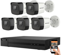Hikvision HiLook 5 megapixeles 5 kamerás kamerarendszer 30 méter látótávolsággal