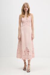 Farm Rio vászon ruha - rózsaszín L