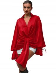 Shein Szatén Ing Mély Nyakkivágással M