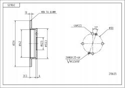 Hart Hátsó Féktárcsa - allegro - 4 170 Ft