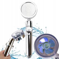 Przydasie. pl Zuhanyfej Takarékos Zuhany Turbinával, Ventilátorral, Cserélhető Szűrővel (#8469)