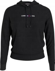Tommy Hilfiger Outlet Tommy Hilfiger Melegítő Női Pulóver Tjw Linear Logo Hoodie Black, L (DW0DW10132_BDS_L)