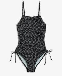 Bonprix B. p. c Elegáns Egyrészes Női Fürdőruha Pöttyös Alsórésszel 42-ES