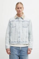 Drôle de Monsieur pamut farmerdzseki La Veste Jean Délavée - kék L