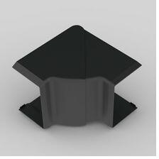 KOPOS Vezetékcsatorna belső sarok fedél 60X40-hez fekete alap+fedél 40mm x 60mm x 75-135° LH KOPOS - 8655_FB (8655_FB)