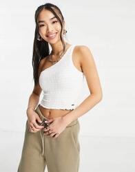 Hollister Fehér Fodros Egyvállas Felső (M) (547672)