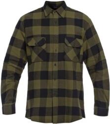 Mil-Tec Light férfi favágó ing - könnyű nyári pamut ing, fekete-zöld (Black/Olive)