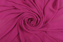  Chiffon Szövet Sima Fukszia (7169-X)