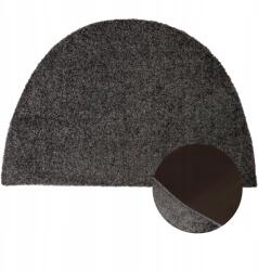 Allvo Csúszásgátló Szőnyeg Félkör alakú Ajtószőnyeg Lábtörlő 48 x 75 cm (ZALA LIVING D6854SZARY)