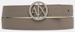 Armani Exchange kétoldalas női műbőr öv - szürke 80