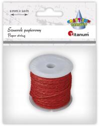 Titanum Papírzsinór Titanum piros 2mm x 10m (626366)