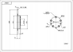 Hart Hátsó Féktárcsa - allegro - 5 440 Ft