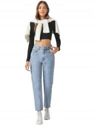 Shein Női Farmer Mom Jeans Pamut Magas Derekú 25