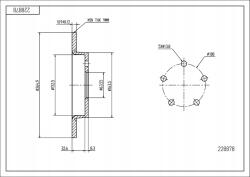Hart Hátsó Féktárcsa - allegro - 5 105 Ft