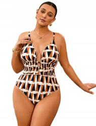 Shein Mintás Egyrészes Fürdőruha 3XL