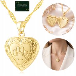  Nemesacél Ékszer, Arany Nyaklánc Szív Titkárnő Gravírozás