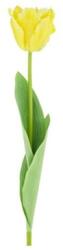  Selyemvirág tulipán műanyag 65x8x5cm sárga (120394)