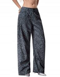 Shein Leopárdmintás Farmer Nadrág M-es