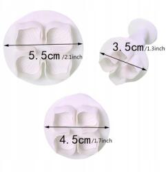  Dugattyús lyukasztók 3 db-os Hortenzia (No.: 5270)