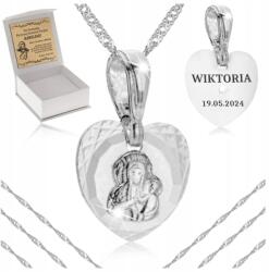 Golden Celebrity Ezüst Szingapúri Lánc Medál 925 Szűz Mária Gravírozás - allegro - 11 835 Ft