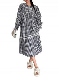 Shein Ruha MIDI Kockás Oversize S