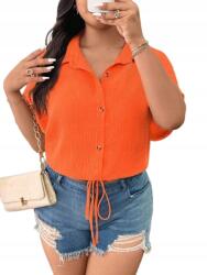 Shein Rövid Ujjú Muszlin Ing 4XL