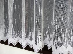Polontex Mg Függöny jacquard 40/100 Fehér 120cm magas lengyel 0, 5m (40/100)