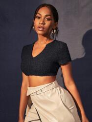 Shein KC94302 Shein Bolyhos Crop Top (9) Xs