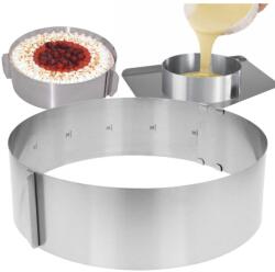 Przydasie. pl Formázó Gyűrű Tortához, Állítható 16-30 CM (#5285)