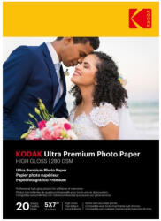 Kodak Ultra Premium fotópapír - RC Gloss 280g, 13x18, 20db (KO-9891175) - tintasziget