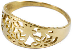 Ékszershop Áttört virágos arany gyűrű (1330632)