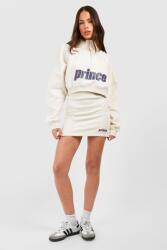 Boohoo Pulóver Cipzárral És Nyomott Mintával 46