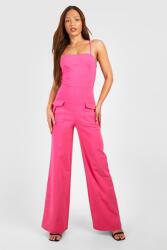 Boohoo Vállpántos Overál Egyenes Szárrésszel 38-AS