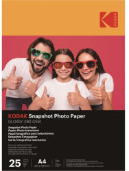Kodak Snapshot fotópapír, fényes, A4, 21x29, 7cm, 180g, 25db (KO-3510812)