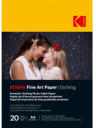 Kodak Fine Art fotópapír - Etching effect 210g, A4, 21x29, 7cm, 20db (KO-9891198) - tintasziget