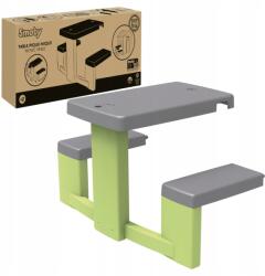 Smoby Gyerek piknikasztal Life padokkal a házban (810927)